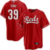 Lucas Sims Cincinnati Reds Alternate Red Jersey