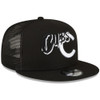 Chicago Cubs Black Street Trucker 9FIFTY Snapback