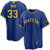 Bryan Woo Seattle Mariners City Connect Jersey