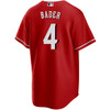 Harrison Bader Cincinnati Reds Alternate Red Jersey