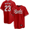 Nick Martini Cincinnati Reds Alternate Red Jersey