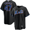 Joey Lucchesi New York Mets Alternate Black Jersey
