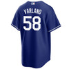 Gus Varland Los Angeles Dodgers Royal Alternate Jersey