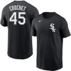 Garrett Crochet Chicago White Sox Black T-Shirt