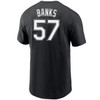 Tanner Banks Chicago White Sox Black T-Shirt