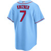 Andrew Knizner St. Louis Cardinals Alternate Light Blue Jersey