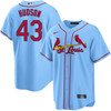 Dakota Hudson St. Louis Cardinals Alternate Light Blue Jersey