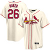 Luken Baker St. Louis Cardinals Alternate Cream Jersey
