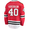 Arvid Soderblom Chicago Blackhawks Home Red Breakaway Jersey