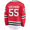 Kevin Korchinski Chicago Blackhawks Home Red Breakaway Jersey