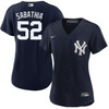 CC Sabathia New York Yankees Women's Alternate Navy Jersey