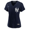 Lou Gehrig New York Yankees Women's Alternate Navy Jersey