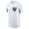 Juan Soto New York Yankees 2024 Fuse White Name & Number T-Shirt by NIKE