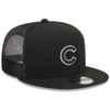 Chicago Cubs Black 9FIFTY Snapback