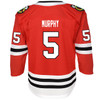 Connor Murphy Chicago Blackhawks Kids Home Red Breakaway Jersey