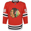 MacKenzie Entwistle Chicago Blackhawks Kids Home Red Breakaway Jersey