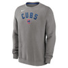 Chicago Cubs Classic Twill Crewneck Fleece Sweatshirt