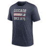 Chicago Cubs Cooperstown Local Stack Tri-Blend Tee