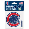 Chicago Cubs 4" x 4" Perfect Cut 'Crawling Bear' Decal