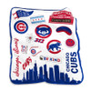 Chicago Cubs 50'' x 60'' Native Raschel Plush Throw Blanket