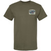 Wrigley Field Military Green Iconic Tee