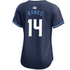Ernie Banks Chicago Cubs Women's City Connect Limited Jersey