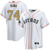 Bryan King Houston Astros Home Gold Collection Jersey