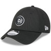 Chicago Cubs Black 9FORTY Stretch Snap Hat by New Era®