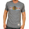 Chicago Blackhawks City of Chicago Mens Heathered Grey T-Shirt by Retro Brand at SportsWorldChicago