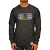 Chicago Blackhawks Heathered Black Long-Sleeve T-Shirt by Retro Brand at SportsWorldChicago