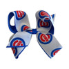 Chicago Cubs Two-Tone Hair Bow