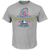 Chicago Cubs 2016 World Series Champions Locker Room T-Shirt Small by Majestic at SportsWorldChicago