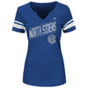 Chicago Cubs Royal Womens Success Is Earned T-Shirt By Majestic at SportsWorldChicago