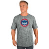 Chicago Cubs Hyper Gray 1984 Cooperstown Soft Tee by Majestic at SportsWorldChicago