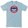 Chicago Cubs Super Soft Light Blue 1984 Cooperstown T-Shirt by Wright and Ditson at SportsWorldChicago