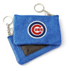 Chicago Cubs Royal Sparkle Coin and ID Purse by Aminco at SportsWorldChicago