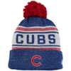 Chicago Cubs Youth Toasty Cover Cuffed Knit Hat with Pom by New Era at SportsWorldChicago