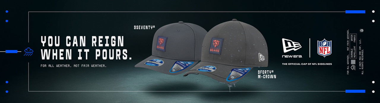 Chicago Bears 2025 Sideline Hats at SportsWorldChicago.com