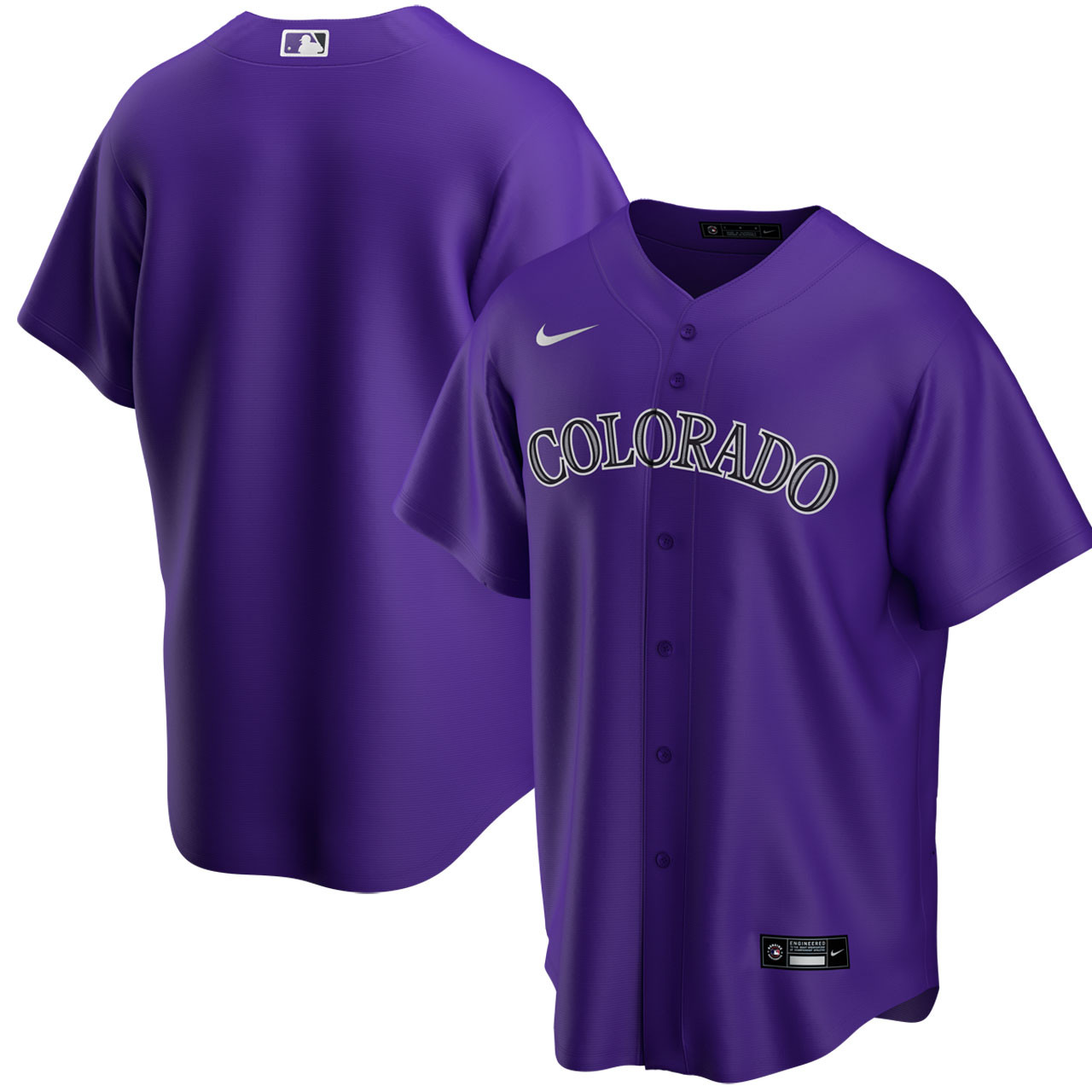 Colorado Rockies Purple Alternate Jersey by Nike