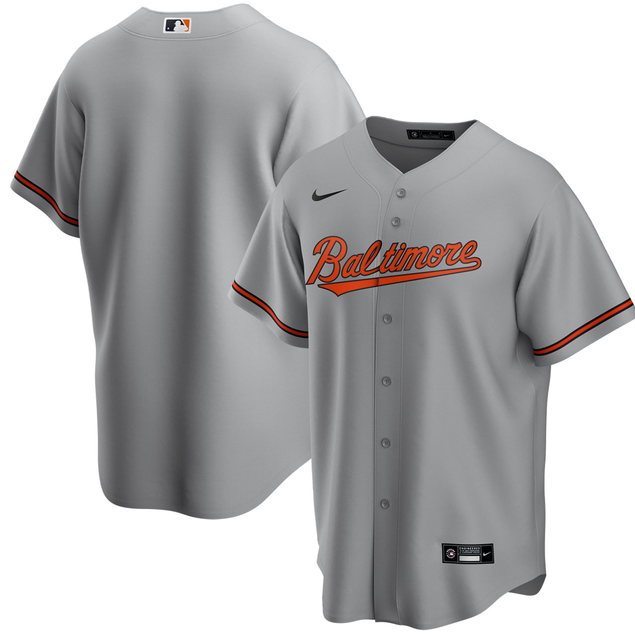 Baltimore Orioles Gray Road Jersey by Nike