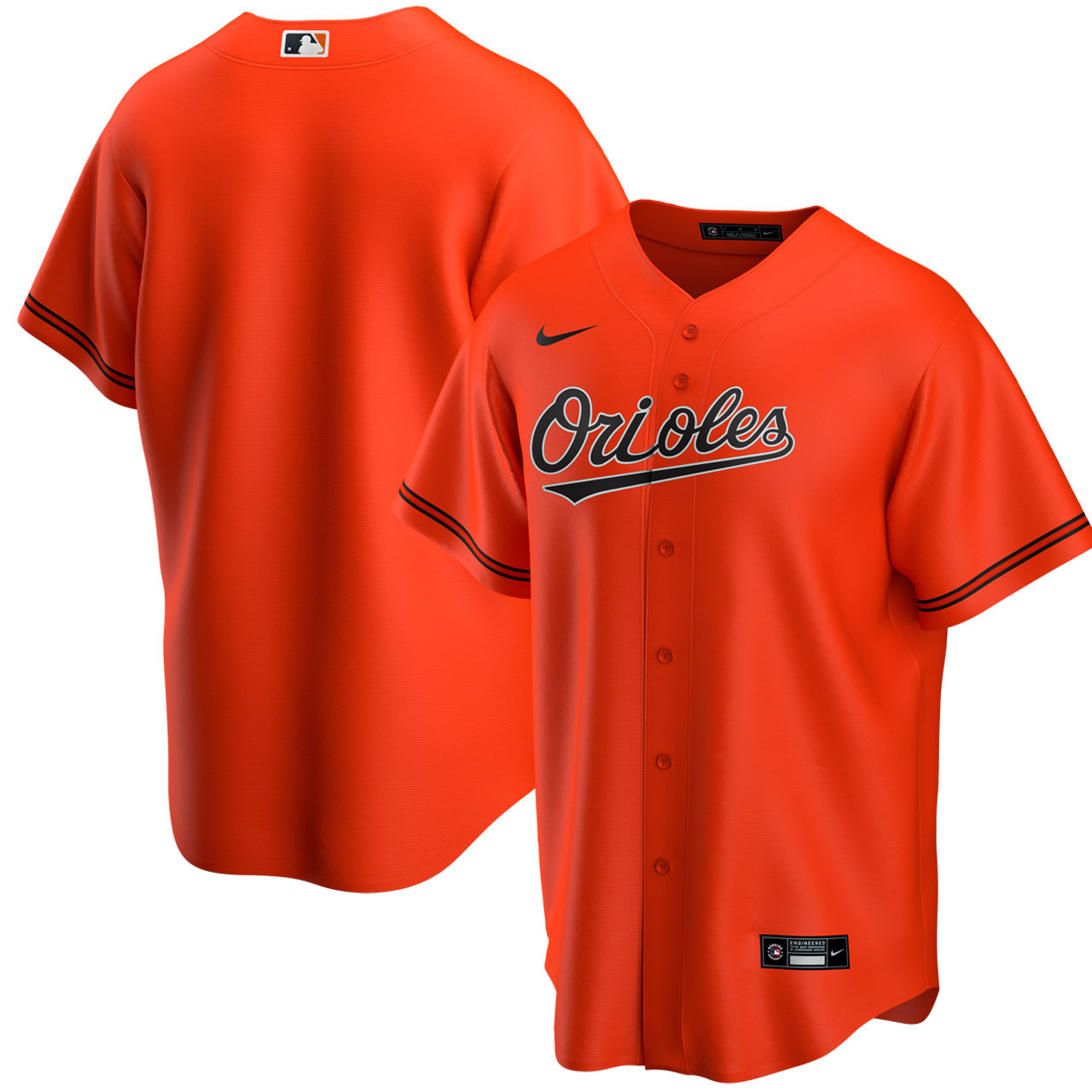 Baltimore Orioles Orange Alternate Jersey by Nike