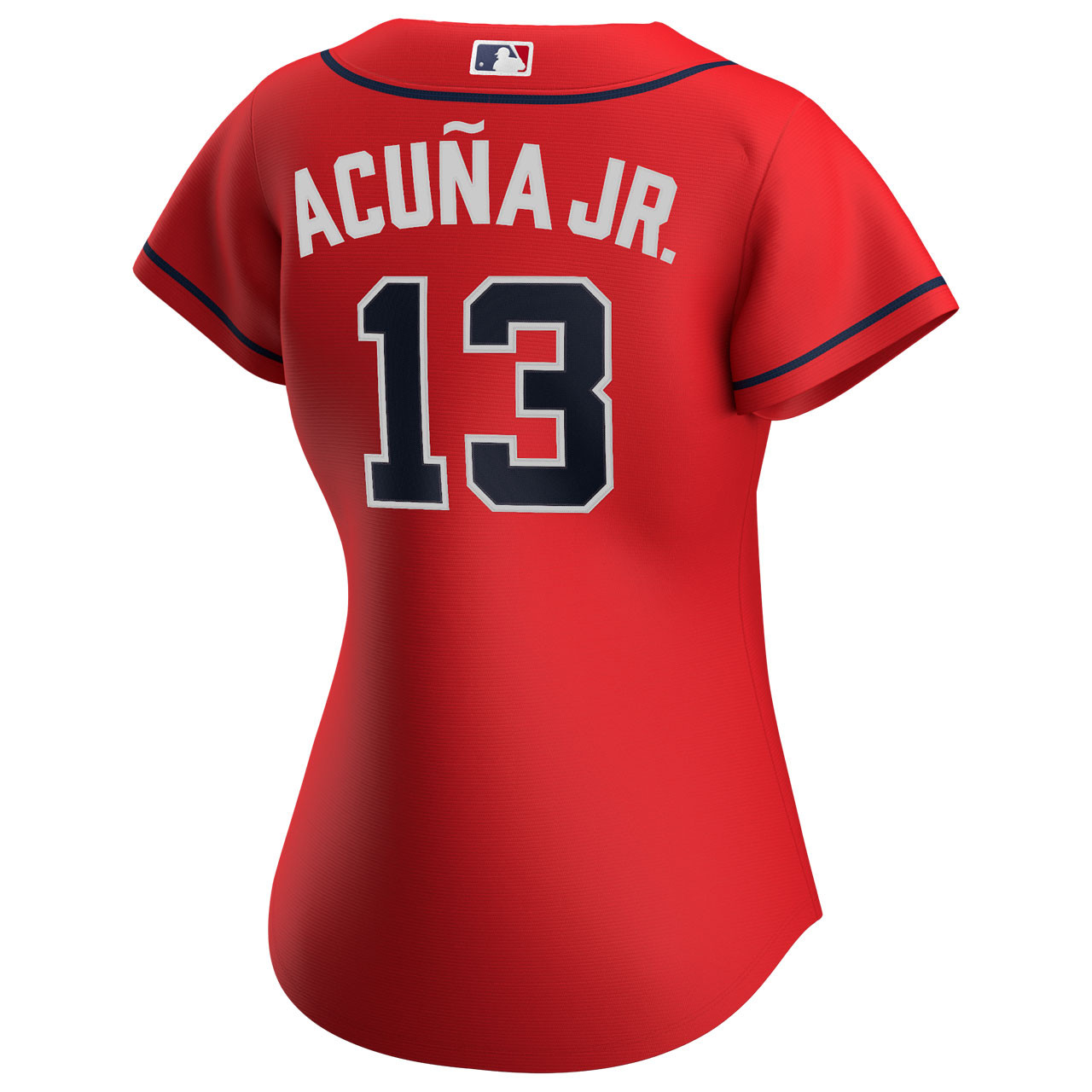 red women's braves jersey