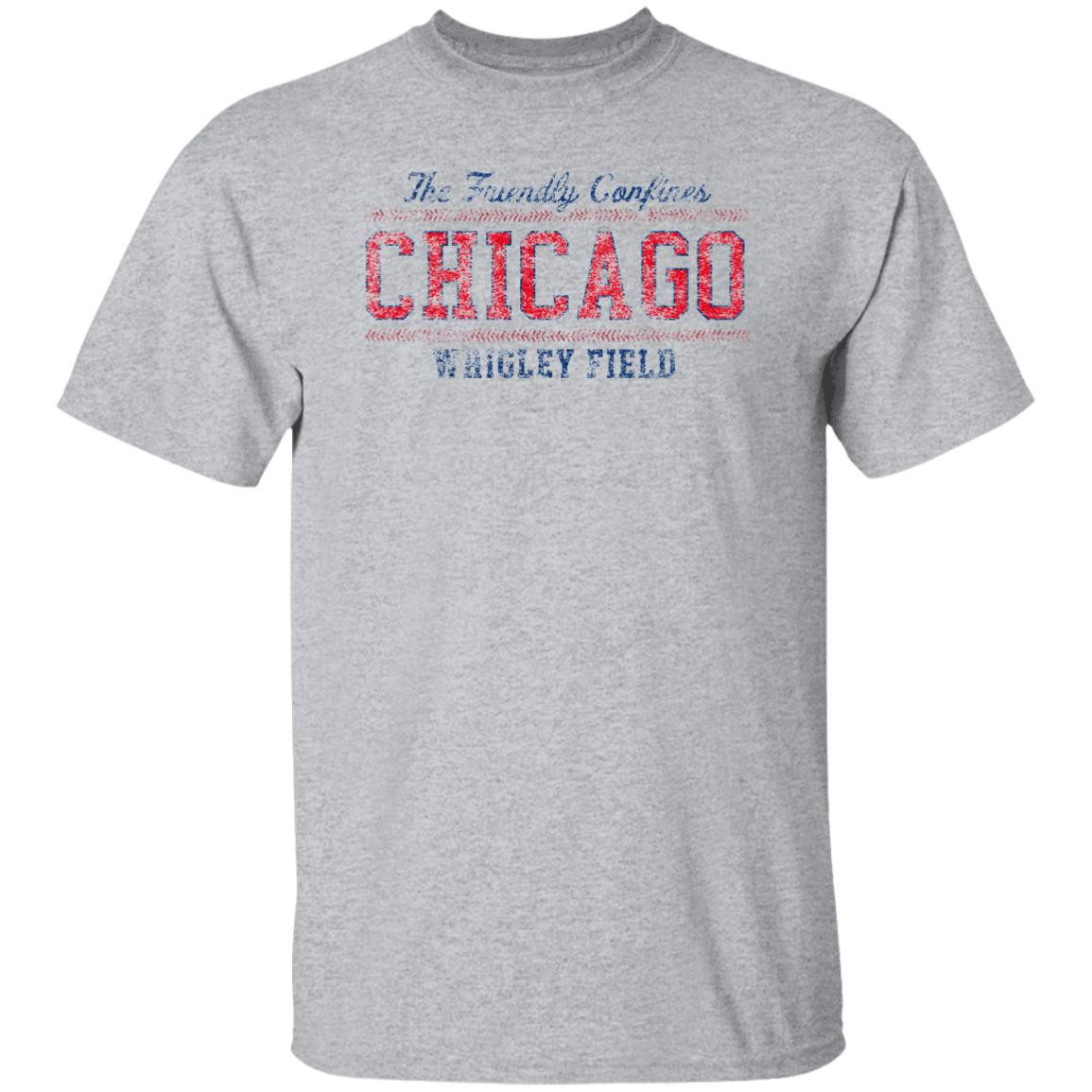 Wrigley Field Friendly Confines TShirt Wrigley Field Tee