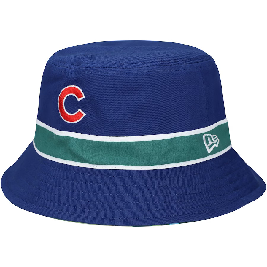 Chicago Cubs Reverse Golf Bucket Hat by New Era® Official MLB®