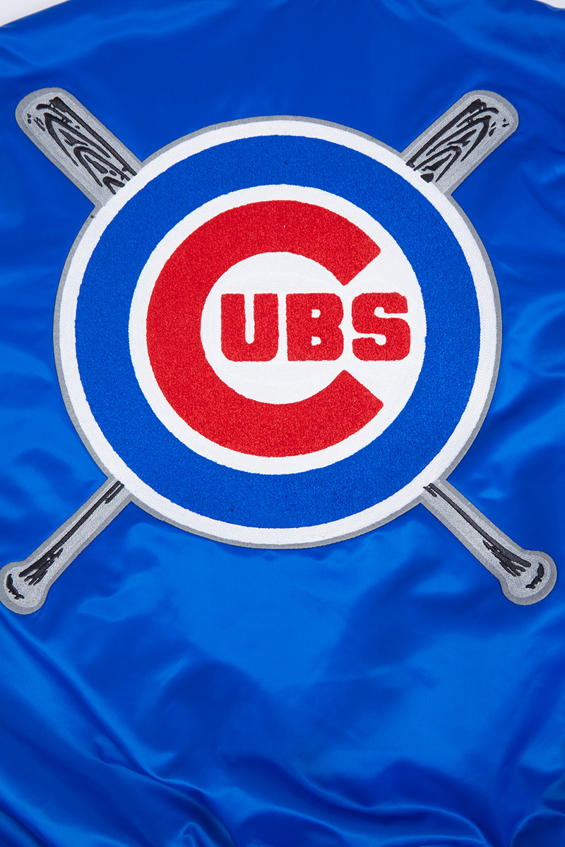 Chicago Cubs Mash Up Satin Jacket by Pro Standard® Official MLB®