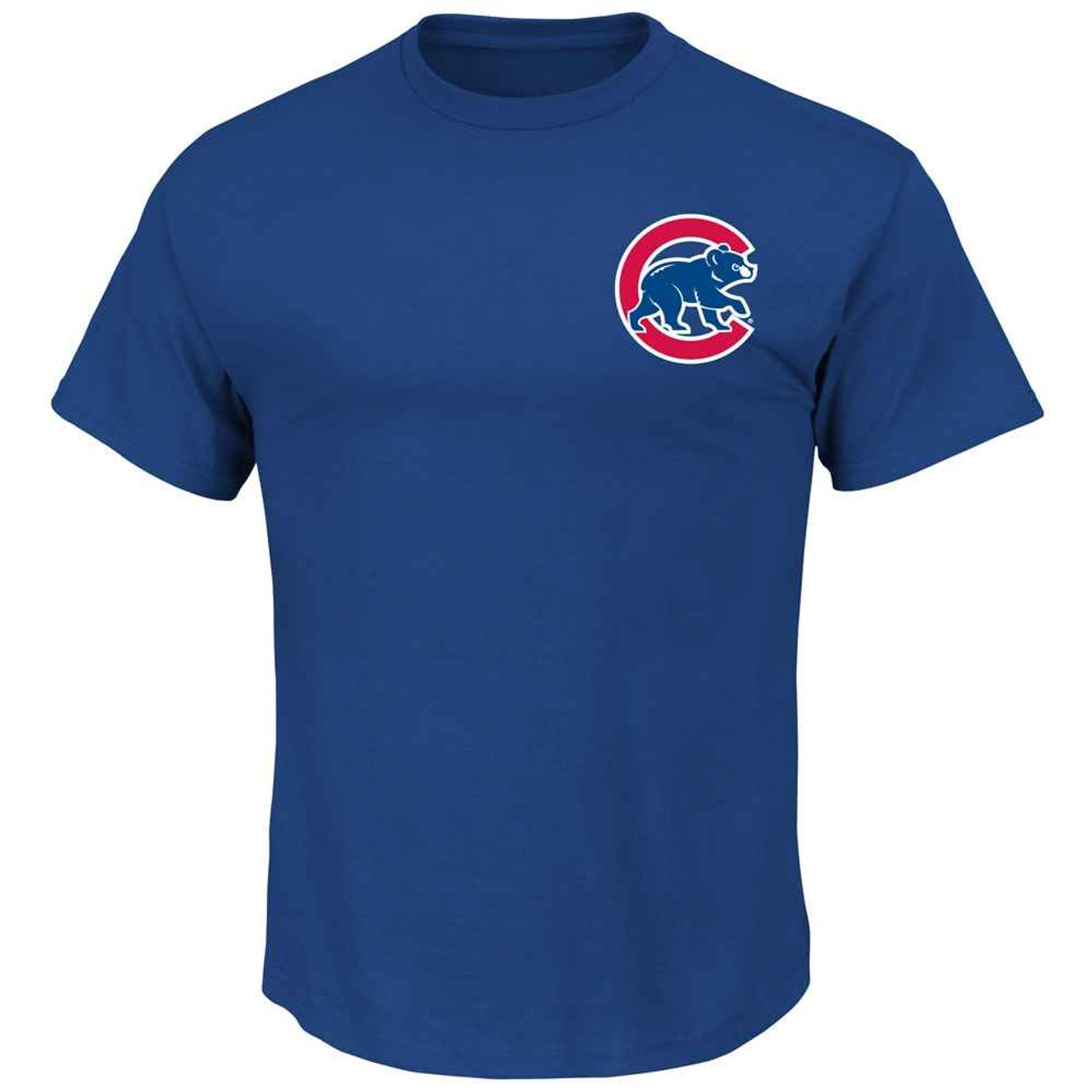 Chicago Cubs Royal T-Shirt | Majestic Wordmark T-Shirt