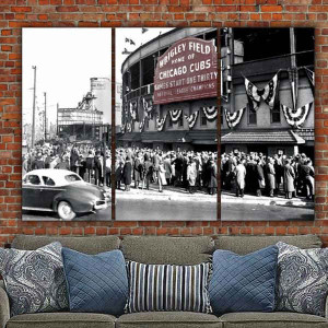 Wrigley Field 1945 World Series Canvas