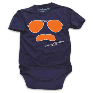 Da Coach Short Sleeve Navy Aviator Onesie by Ditka Kids Gridiron Clothing at SportsWorldChicago