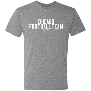 Chicago Football Team Gridiron Tri-Blend Tee