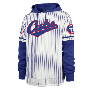 Chicago Cubs Cooperstown Pinstripe Double Header Shortstop Pullover